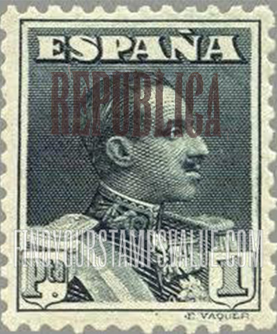 FindYourStampsValue: First Barcelona Issue: King Alfonso XIII