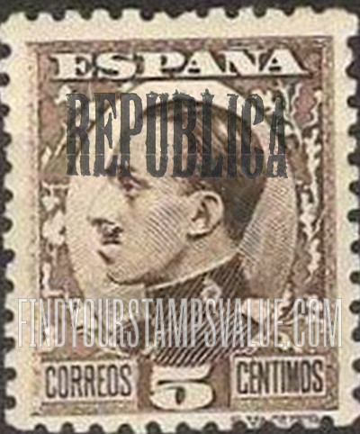 FindYourStampsValue: First Barcelona Issue: King Alfonso XIII