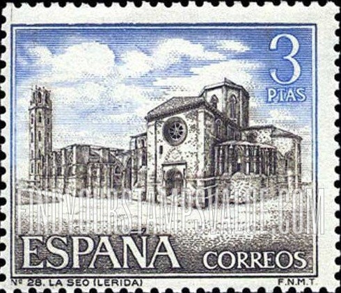 FindYourStampsValue: Tourism: Seo Cathedral, Lerida