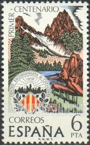 FindYourStampsValue: Mountains and Center Emblem