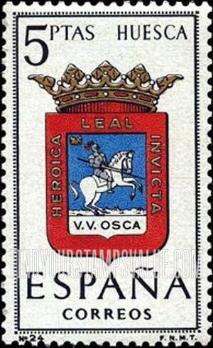 FindYourStampsValue: Provincial Arms Issue: Huesca