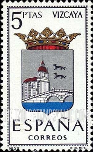 FindYourStampsValue: Provincial Arms Issue: Vizcaya