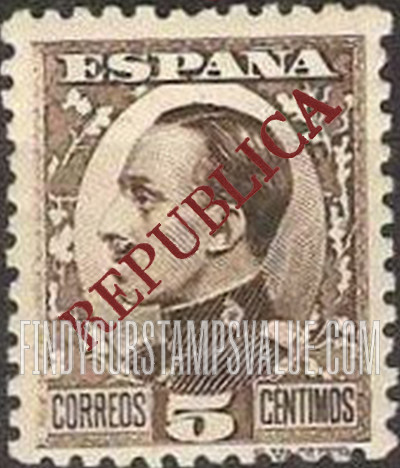 FindYourStampsValue: Second Barcelona Issue: King Alfonso XIII