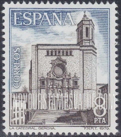 FindYourStampsValue: Architecture: Gerona Cathedral