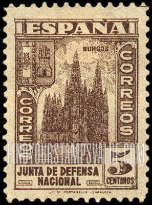 FindYourStampsValue: Cathedral of Burgos