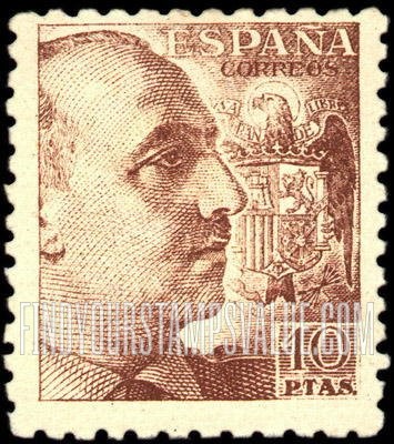 FindYourStampsValue: Gen. Francisco Franco