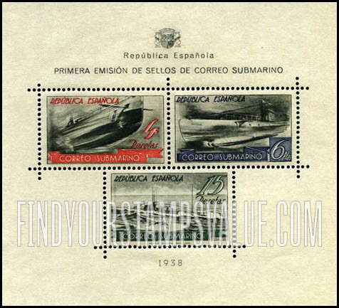 FindYourStampsValue: Submarine