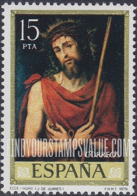 FindYourStampsValue: Juan de Juanes Paintings: Ecce Homo