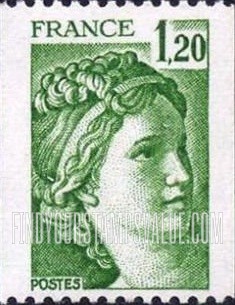 FindYourStampsValue: Sabine, after David: Sabine Type of 1977-78