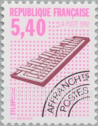 FindYourStampsValue: Musical Instruments Type of 1989: Xylophone