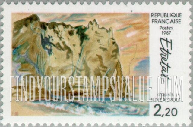 FindYourStampsValue: Tourist Issue: De Gaulle’s Home, Etretat
