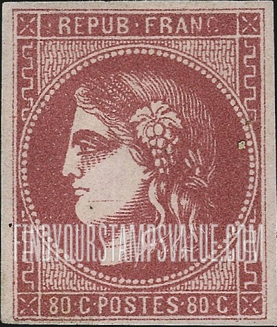 FindYourStampsValue: Ceres: Bordeaux Issue