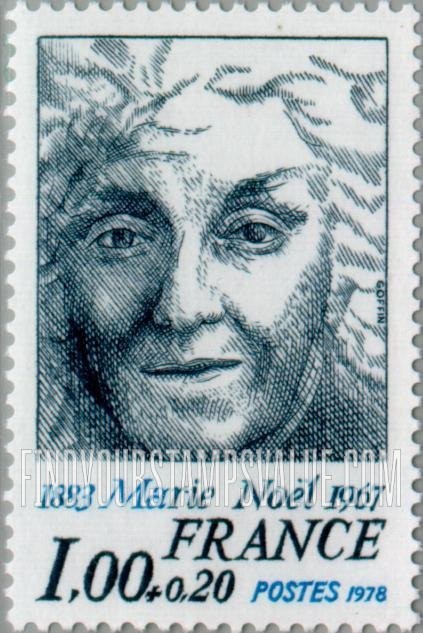 FindYourStampsValue: SEMI-POSTAL - Marie Noel, Writer