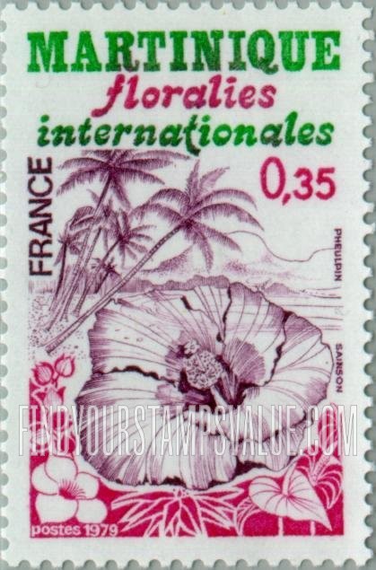 FindYourStampsValue: Hibiscus and Palms