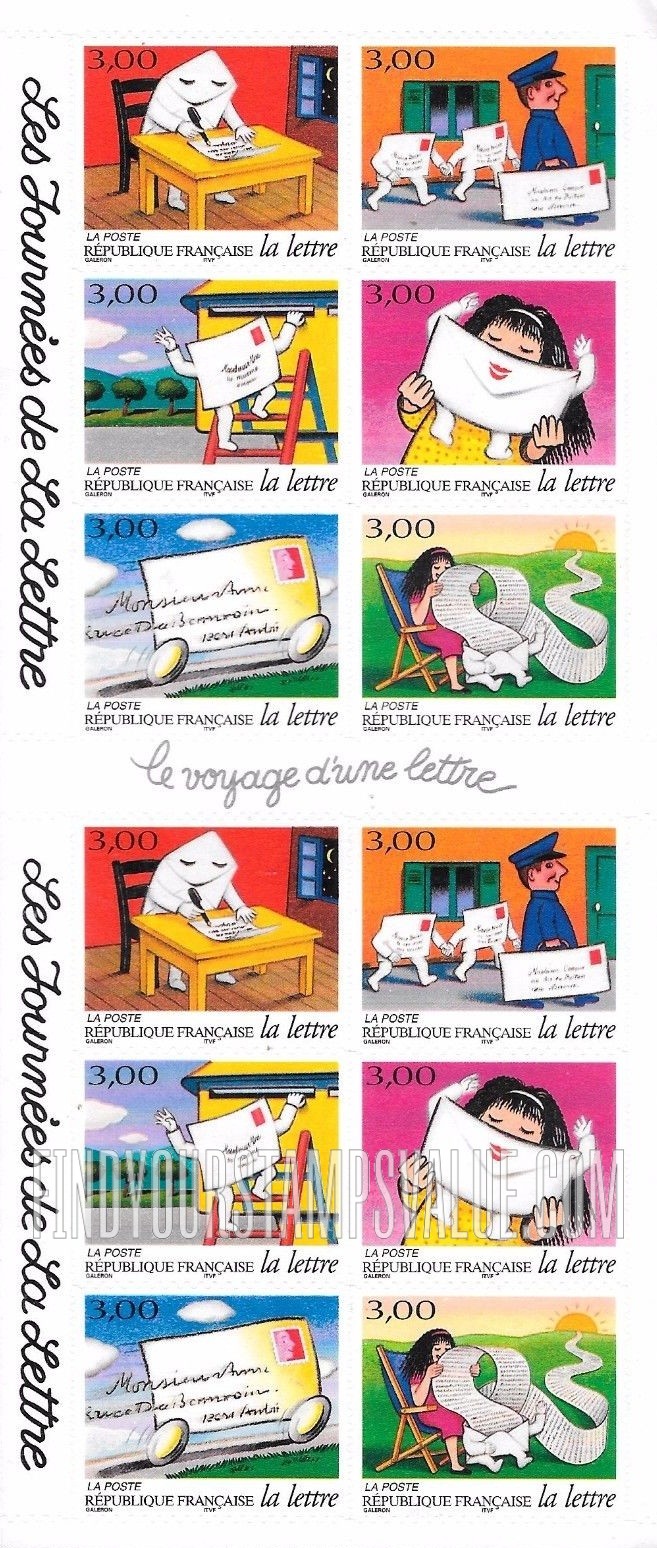 FindYourStampsValue: Cartoon Journey of a Letter