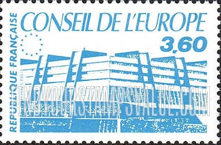 FindYourStampsValue: OFFICIAL - New Council Headquarters, Strasbourg