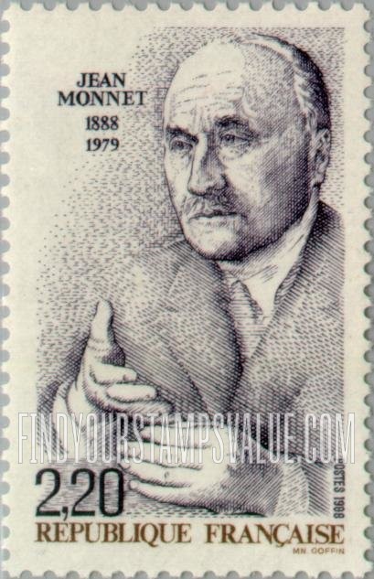 FindYourStampsValue: Jean Monnet (1888-1979), Economist