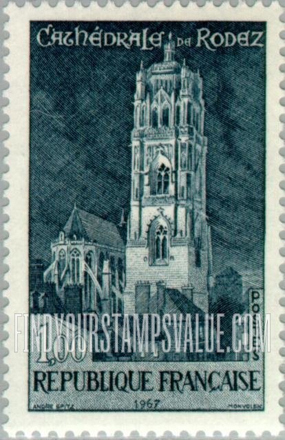 FindYourStampsValue: Rodez Cathedral