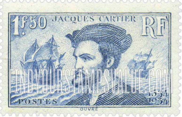 FindYourStampsValue: Jacques Cartier
