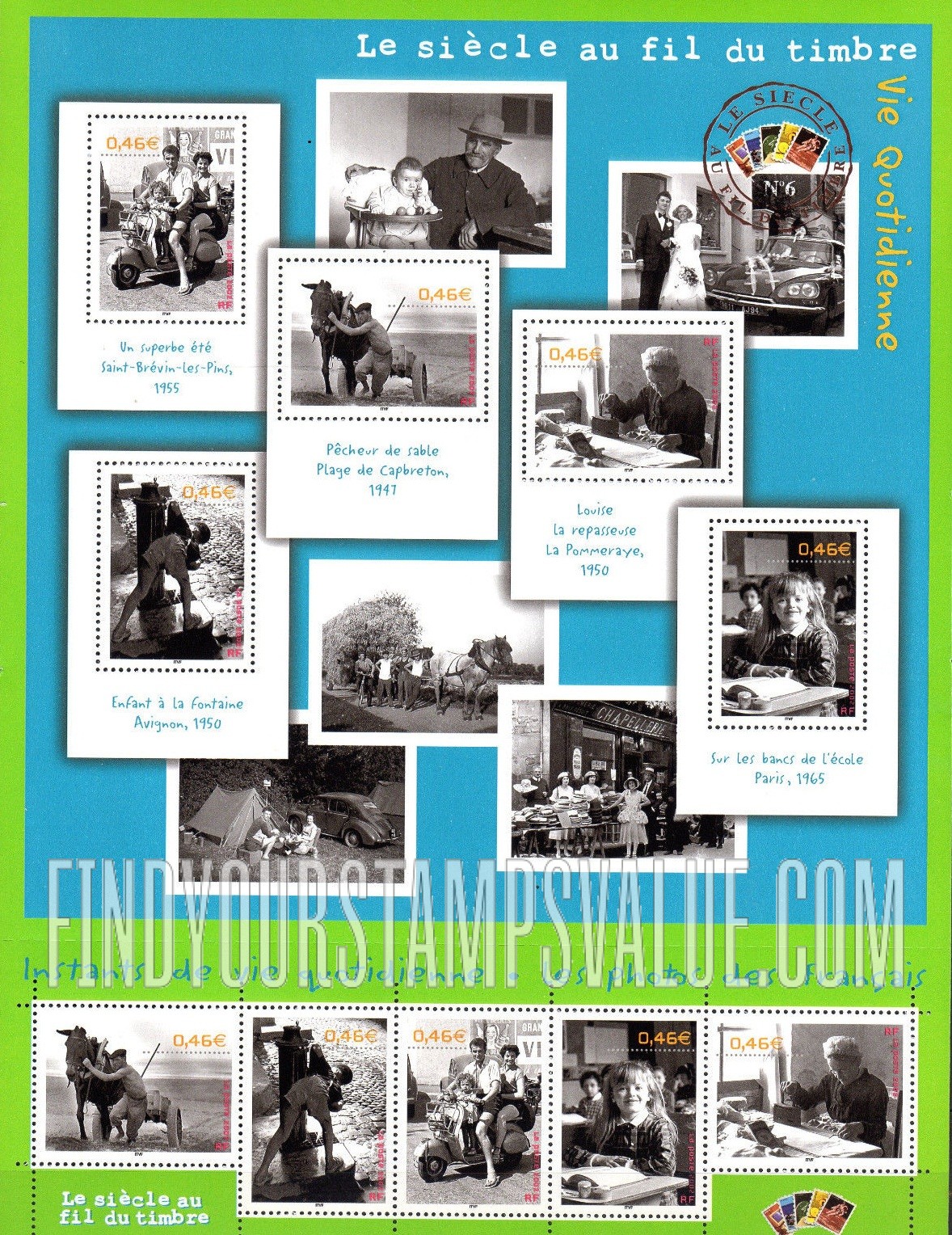 FindYourStampsValue: 20th Century Type of 2000