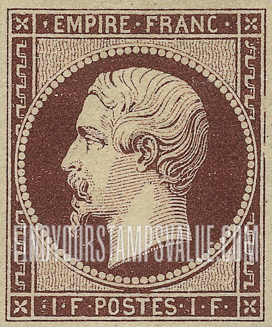 FindYourStampsValue: Emperor Napoleon III