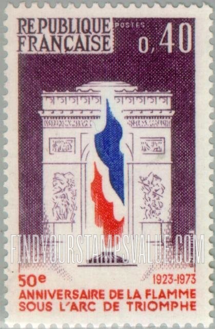 FindYourStampsValue: Eternal Flame, Arc de Triomphe
