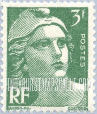 FindYourStampsValue: Marianne : Ceres & Marianne Types of 1945