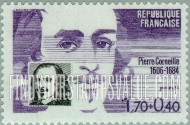 FindYourStampsValue: SEMI-POSTAL - Pierre Corneille (1606-1684)