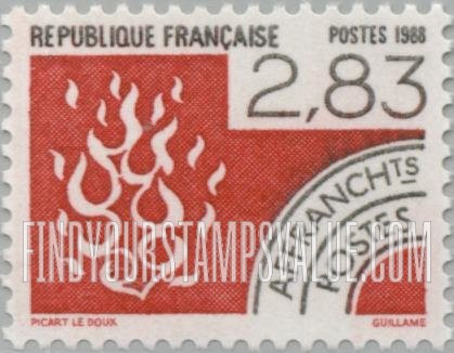 FindYourStampsValue: The Four Elements: Fire