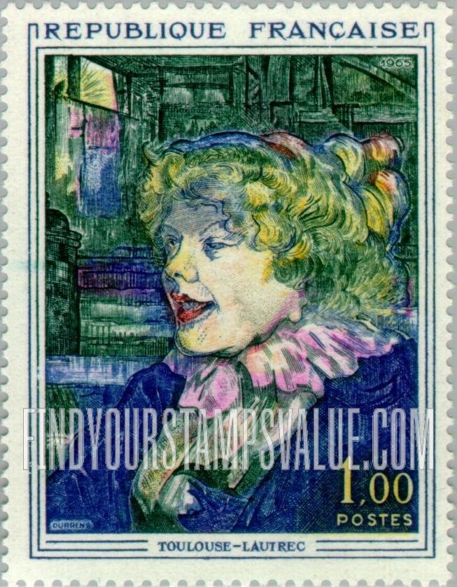 FindYourStampsValue: “The English Girl from the Star” by Toulouse-Lautrec