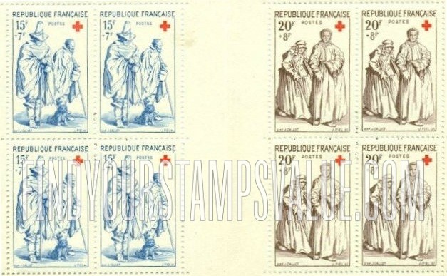 FindYourStampsValue: SEMI-POSTAL - Blind Man and Beggar, Engraving by Jacques Callot