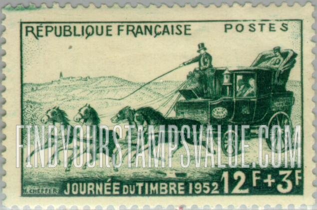 FindYourStampsValue: SEMI-POSTAL - Stagecoach of 1844