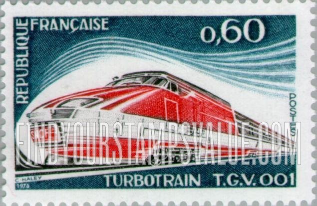 FindYourStampsValue: Turbotrain T.G.V. 001