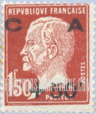 FindYourStampsValue: SEMI-POSTAL - Pasteur: Types of 1903-23 Issues Surcharged