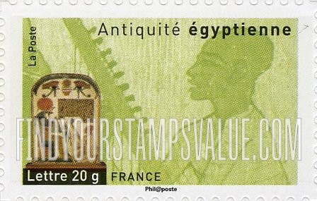 FindYourStampsValue: Egyptian Harpist