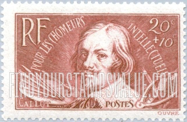 FindYourStampsValue: SEMI-POSTAL - Jacques Callot