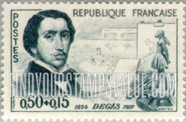 FindYourStampsValue: SEMI-POSTAL - Edgar Degas