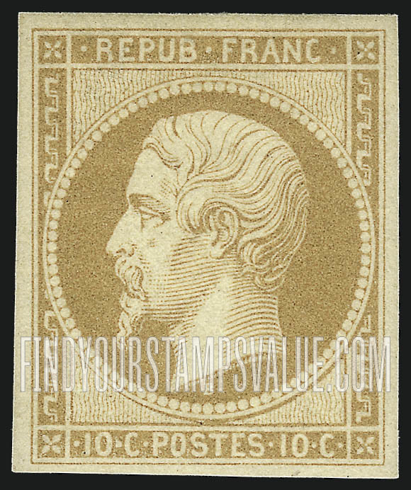 FindYourStampsValue: President Louis Napoleon