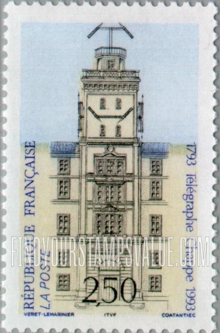 FindYourStampsValue: Claude Chappe’s Semaphore Telegraph, bicentennial