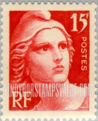 FindYourStampsValue: Marianne: Types of 1849 and 1945