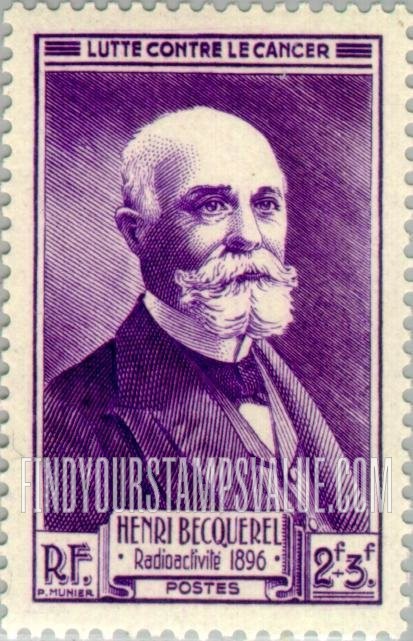 FindYourStampsValue: SEMI-POSTAL - Henri Becquerel
