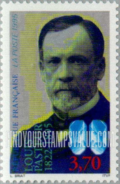 FindYourStampsValue: Louis Pasteur (1822-95)