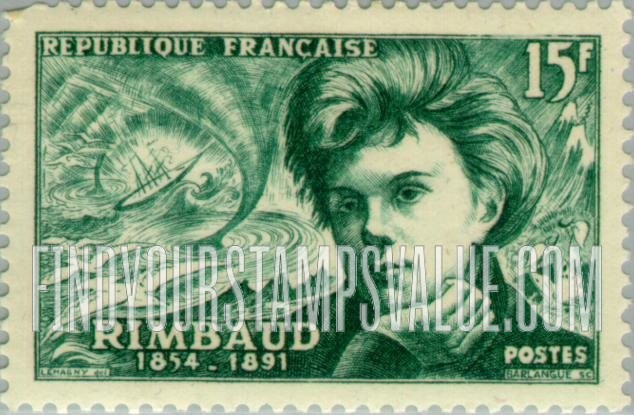 FindYourStampsValue: Poets: Arthur Rimbaud