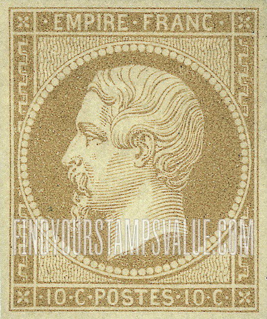 FindYourStampsValue: Emperor Napoleon III