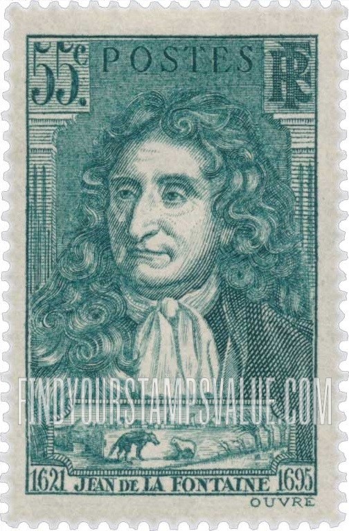 FindYourStampsValue: Jean de La Fontaine