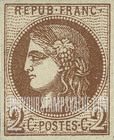 FindYourStampsValue: Ceres: Bordeaux Issue