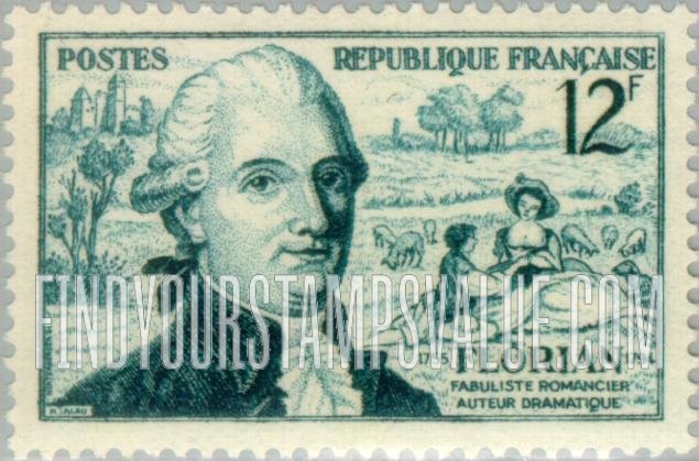 FindYourStampsValue: Jean Pierre Claris de Florian