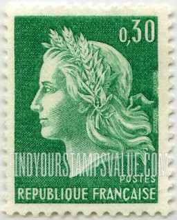 FindYourStampsValue: Marianne: Marianne Type of 1967