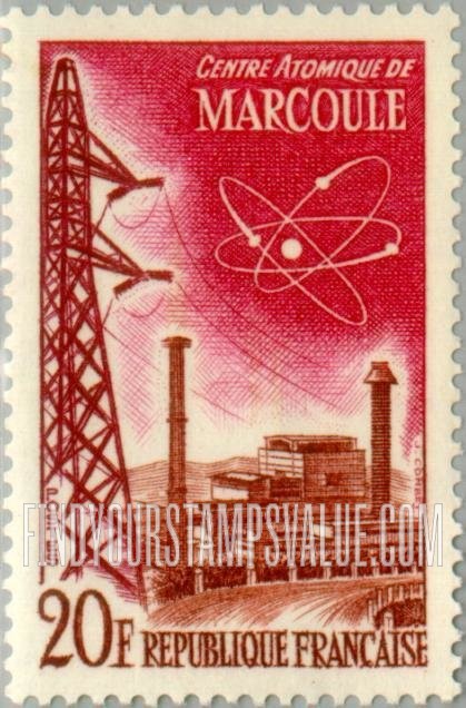 FindYourStampsValue: Marcoule Atomic Center
