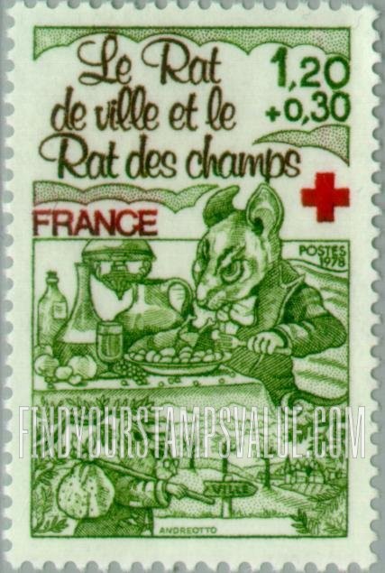 FindYourStampsValue: SEMI-POSTAL - The City Mouse & the Country Mouse